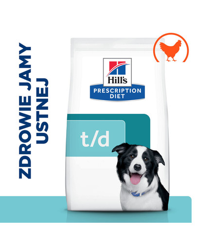 HILL'S Prescription Diet Canine t/d 4 kg maistas šuns burnos sveikatai palaikyti