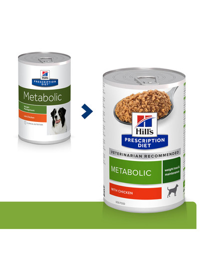 HILL'S Prescription Diet Canine Metabolic 370g maistas antsvorio turintiems šunims