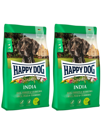 HAPPY DOG Sensible India 20 kg (2 x 10 kg) vegetariškas maistas