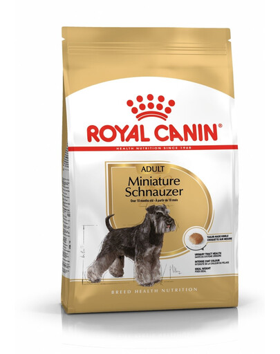 ROYAL CANIN Miniatiūrinis šnauceris suaugęs 7,5 kg + kuprinė