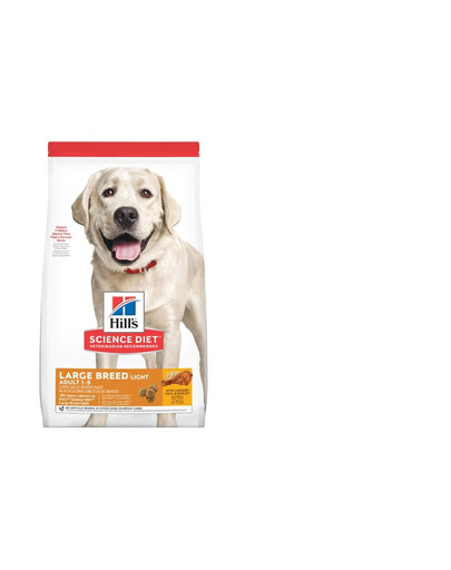 HILL'S Science Plan Adult Light didelių veislių sausas maistas su vištiena 28 kg (2x14 kg)