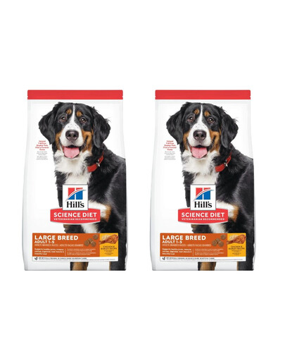 HILL'S Science Plan Adult Dog Large Dry Chicken su vištiena didelėms veislėms 28 kg (2x14 kg)