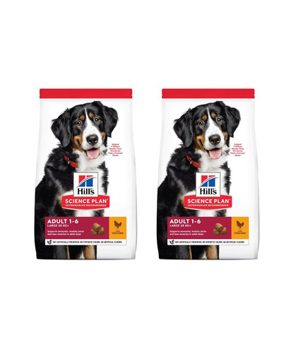 HILL'S Science Plan Canine Adult Large breed Chicken 36 kg (2x18 kg)