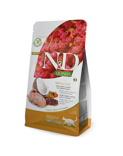 FARMINA N&D Quinoa Cat Adult Skin&coat quail, coconut 50 g