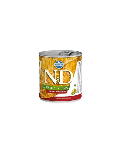 FARMINA N&D Dog ancestral grain chicken&pumpkin 285 gr