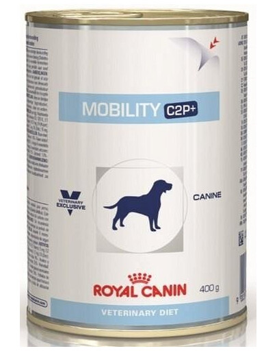 ROYAL CANIN Mobility C2P+ 12 x 400 g drėgno ėdalo suaugusiems šunims, turintiems sąnarių problemų