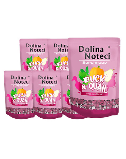 DOLINA NOTECI SuperFood Ančių ir putpelių maistas 10x300 g