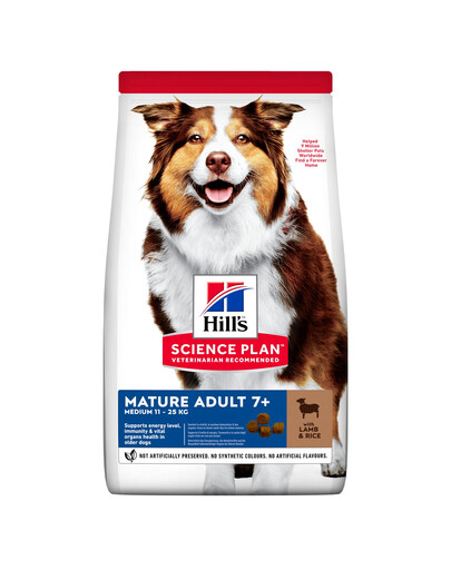 HILL'S Science Plan Canine Mature Adult Lamb & Rice vyresniems šunims 28 kg (2x14 kg)