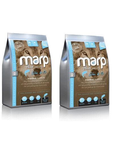 MARP Variety Slim & Fit baltos žuvies maistas šunims 24 kg (2 x 12 kg)