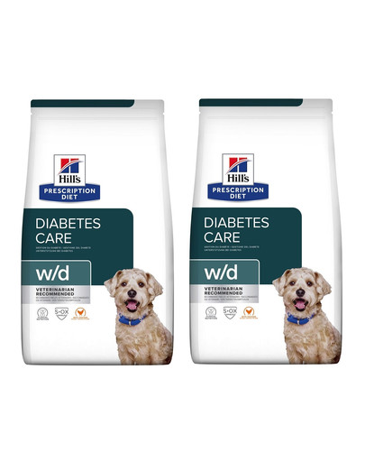 HILL'S Prescription Diet w/d Canine 8 (2 x 4 kg)