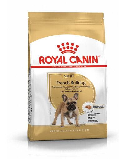 ROYAL CANIN Prancūzų buldogas suaugęs 9 kg + kuprinė