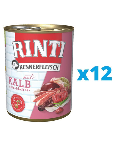 RINTI Kennerfleisch Veal veršiena12 x 400 g