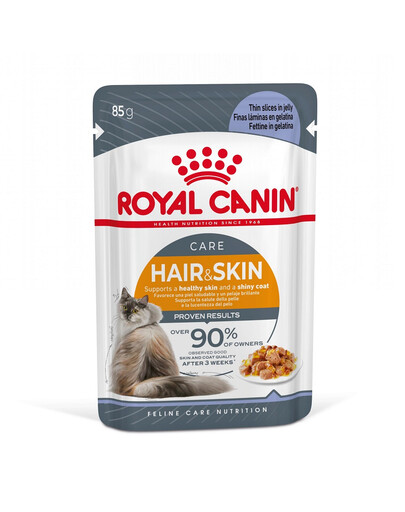 ROYAL CANIN HAIR&SKIN  želėje 48 x 85 g
