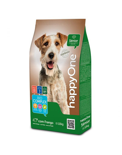 HappyOne Dog Senior Premium sausas ėdalas suaugusiems šunims 10 kg