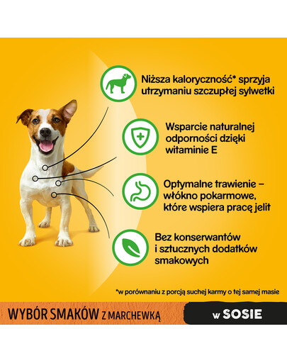 PEDIGREE Adult jautiena, ėriena, kalakutiena, morkos 4x100g šlapias maisto suaugusiems šunims