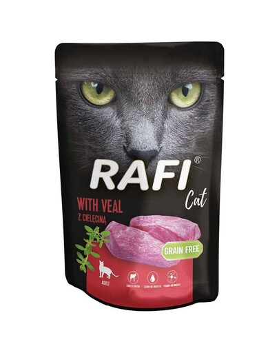 RAFI kačių maistas su veršiena 100g