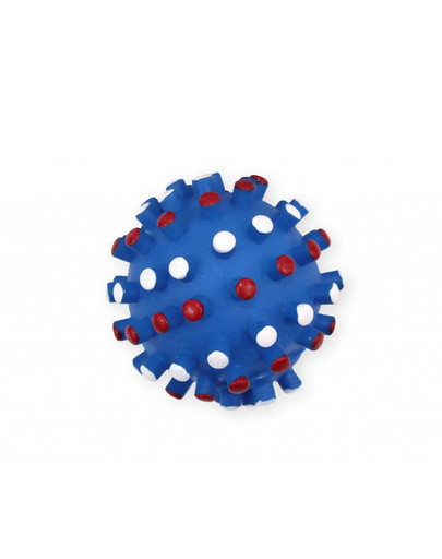 PET NOVA DOG LIFE STYLE Ežiukas- kamuolys  8,5 cm mėlynas