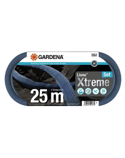 GARDENA "Liano Xtreme" 25 m tekstilinės žarnos rinkinys