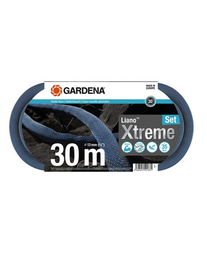 GARDENA "Liano Xtreme" 30 m ilgio tekstilinės žarnos rinkinys