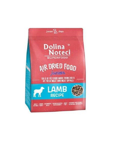 DOLINA NOTECI Superfood Junior su ėriena sausas šunų ėdalas 1kg