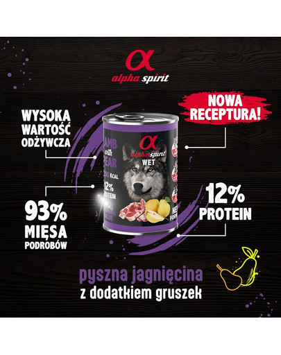 ALPHA SPIRIT Aviena su kriauše 400 g