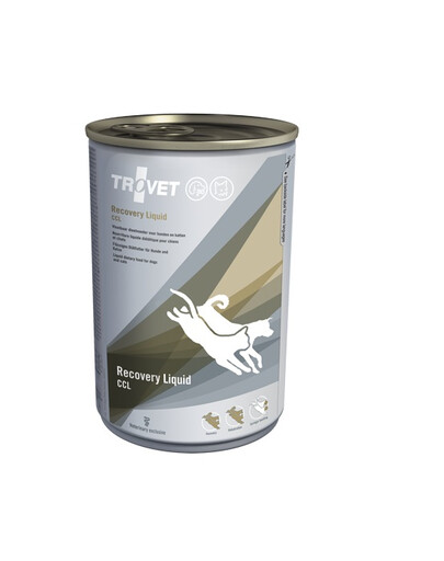 TROVET Recovery Liquid CCL šunims ir katėms 12x400 g