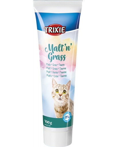 Trixie pasta Anti-Hairball su salyklu, žole, taurinu katėms 100 g