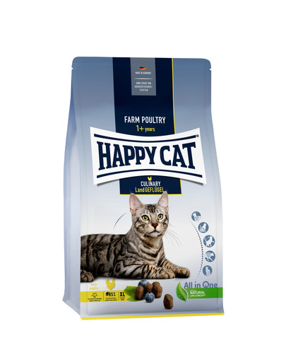HAPPY CAT Culinary Adult Land Country paukštiena 4 kg