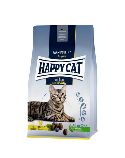 HAPPY CAT Culinary Adult Land Country paukštiena 4 kg