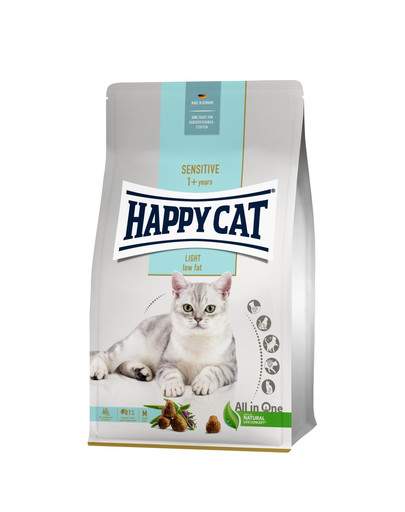 HAPPY CAT Sensitive Light 4 kg  antsvorio turintiems katėms