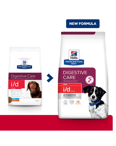 HILL'S Prescription Diet Canine i/d Stress Mini ėdalas miniatiūrinėms veislėms 6 kg