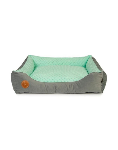 LAUREN DESIGN Guolis VELVET CEZAR pilkas aksomas + mėta