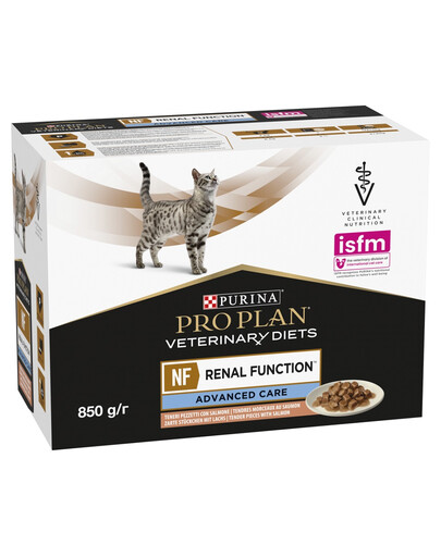 PURINA PRO PLAN Veterinary Diet Feline Advanced Care lašiša 10x85g