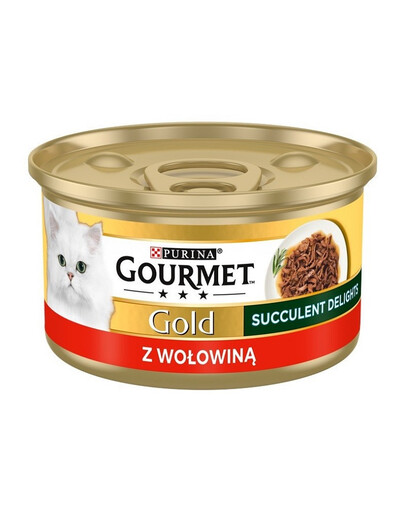 GOURMET Gold Adult Succulent Delights su jautiena 85g