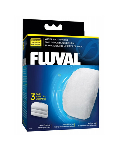 FLUVAL Kibiro filtro įdėklas 105-205 3vnt.
