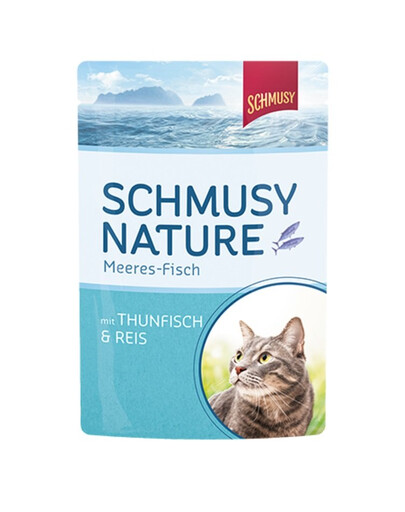 SCHMUSY Nature Tuńczyk su ryžiais drebučiuose 24*100 g