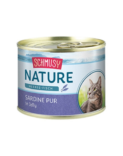 SCHMUSY Nature Sardinės drebučiuose 24*185 g
