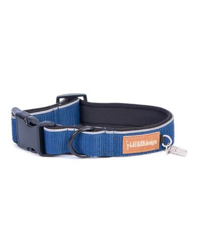 LAUREN DESIGN CLASSIC sagties apykaklė tamsiai mėlyna + juodas neoprenas