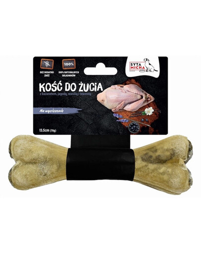 SYTA MICHA Šunų kramtomasis kaulas raminimui 13,5 cm