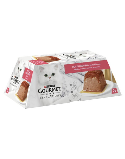 GOURMET Revelations Mousse Salmon (2x57g) drėgnas kačių ėdalas