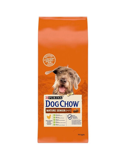 DOG CHOW Mature Senior Vištiena 14kg