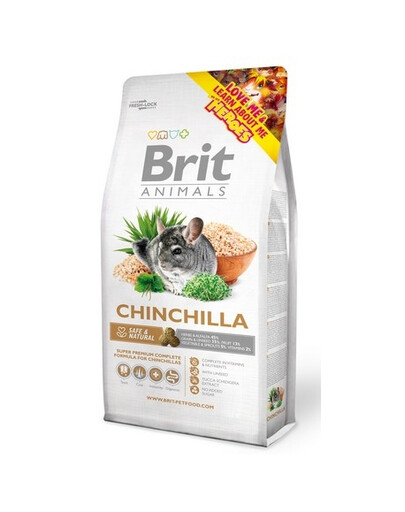 BRIT Animals Chinchilla Complete 1,5 kg visavertis pašaras šinšiloms