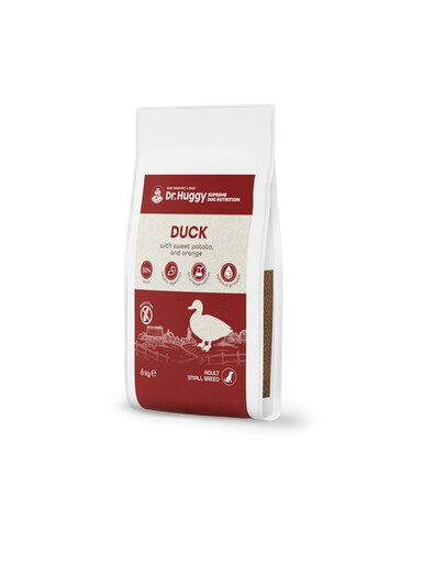 DR HUGGY Supreme Dog Nutrition antis su batatais ir apelsinais 6kg