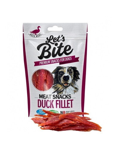 BRIT Let's Bite mėsos užkandžiai 300g su ančių filė