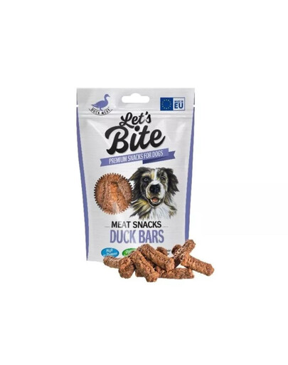 BRIT Let's Bite Meat Snacks batonėliai 80g ančių batonėliai
