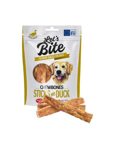BRIT Let’s Bite Chewbones sticks 120g ančių skanėstai šunims