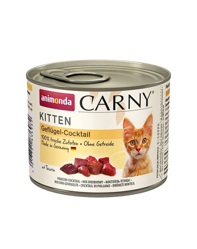 ANIMONDA Carny Kitten skardinės 200g