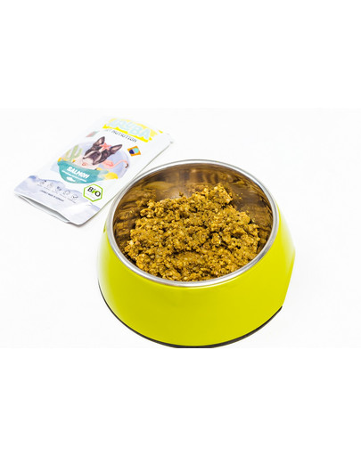 ARUBA Dog Ekologiška lašiša su kvinoja, bok choy ir ciberžole 100 g