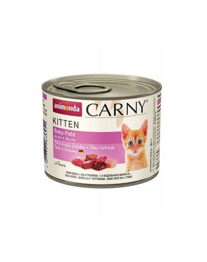 ANIMONDA Carny Kitten skardinės 200g