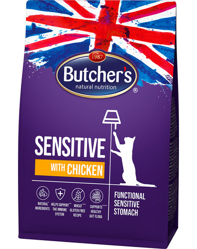 BUTCHER'S Sensitive su vištiena 800 g